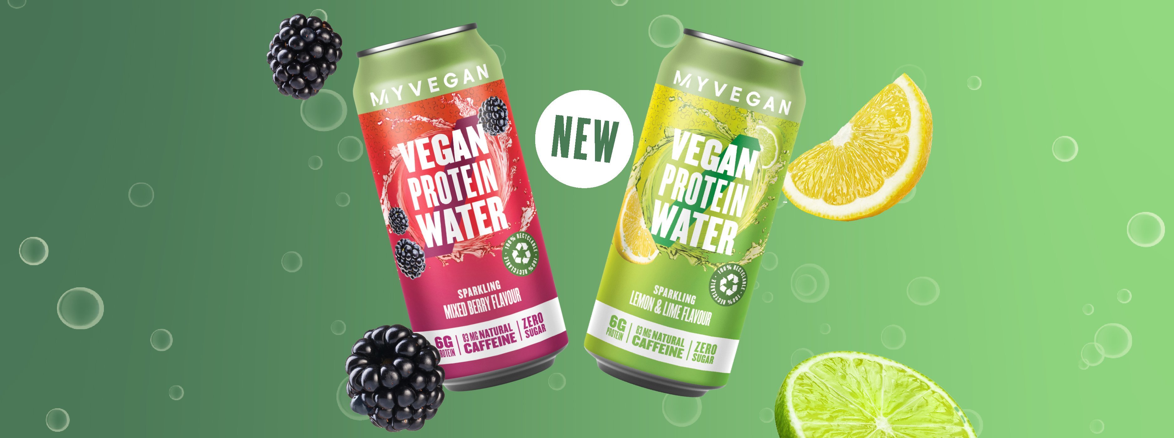 Introducing our Sparkling Protein Waters