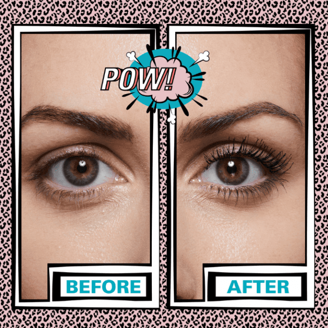 lash pow before and after