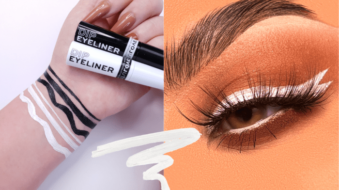 FOXY Eye Makeup Tutorial using White Eyeliner 