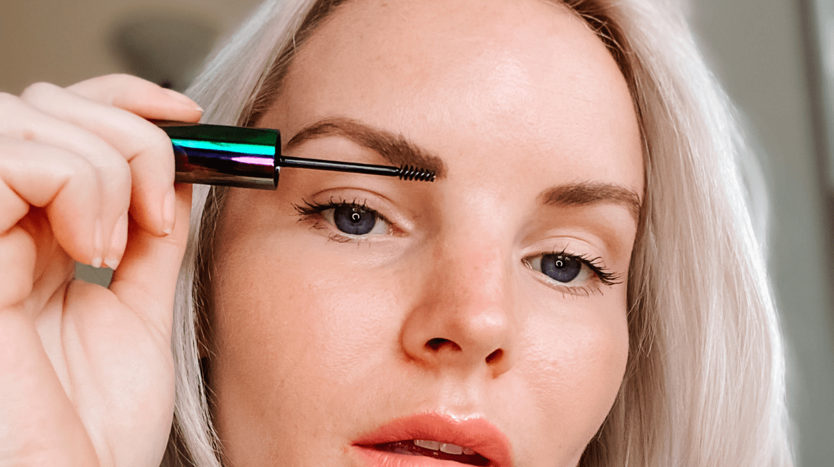 Woman applying Brow Gel