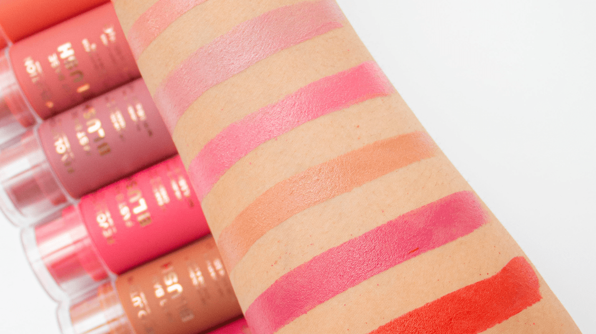 Fast Base Blush Stick Swatches on Arm