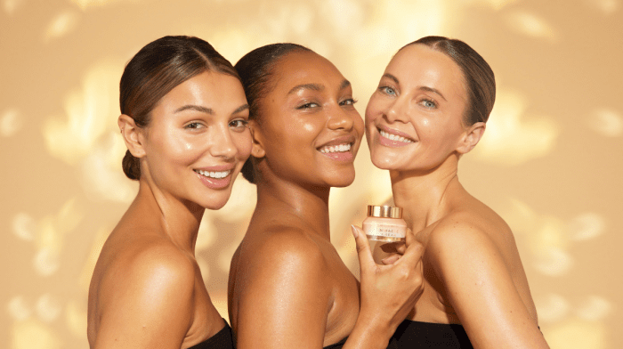 Three woman modelling the Pro Miracle collection