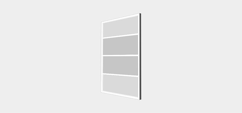 four panel sliding door design