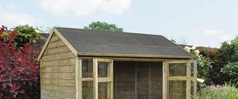 How to felt a shed roof