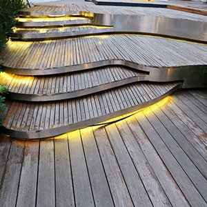 Lighting steps