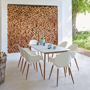 Homebase white outdoor garden furniture