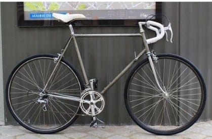 Steel frame vintage bike 