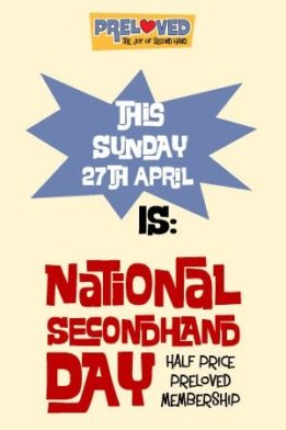Secondhand Day on Sunday 27th April