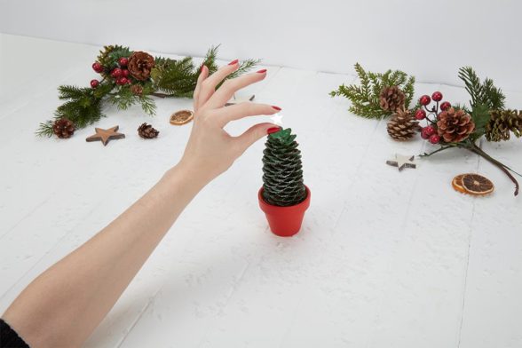 Have a tree-mendous Christmas with this pine cone craft! #PrelovedAdvent