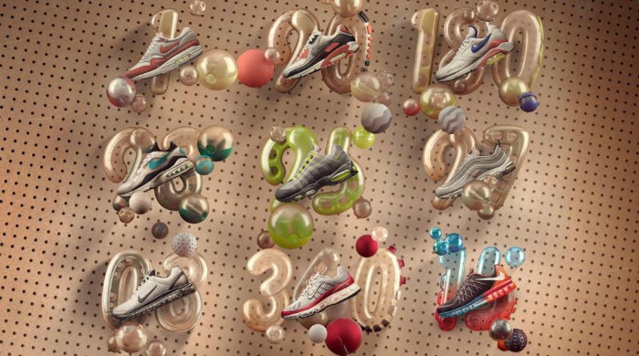 A collection of Nike Air Max trainers to celebrate Nike Air Max Day.