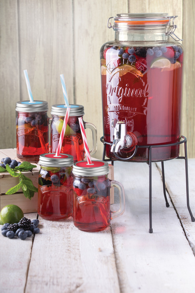 Kilner Drinks Dispensers and Glasses