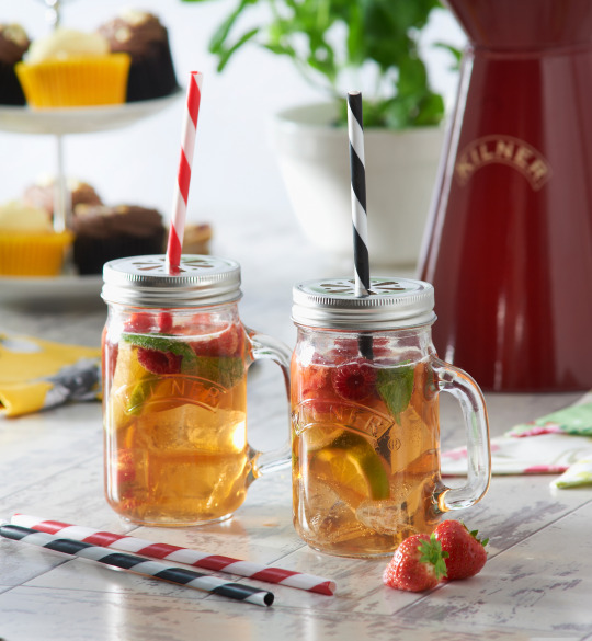 Kilner Garden Party Drinks Dispenser 5ltr with Drinking Jars