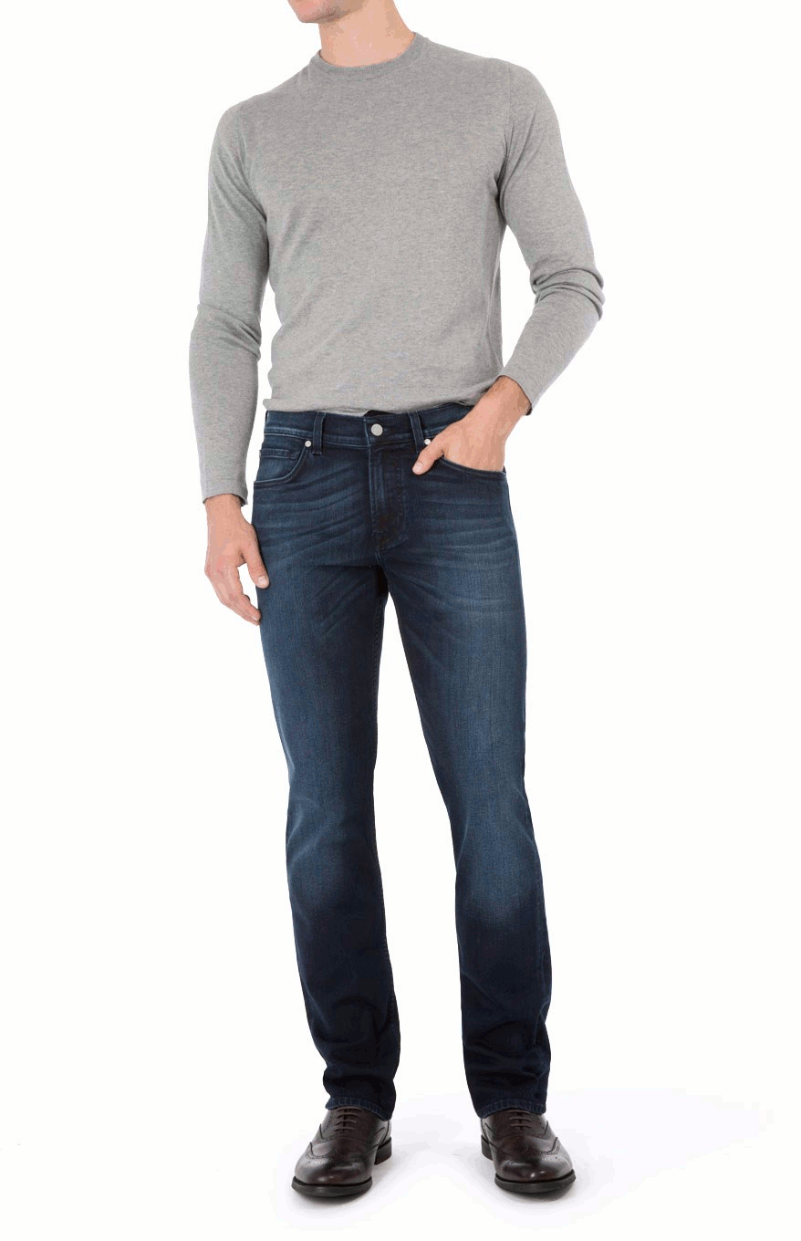 7 For All Mankind Mens Jeans Slim Fit Straight Leg Pants 