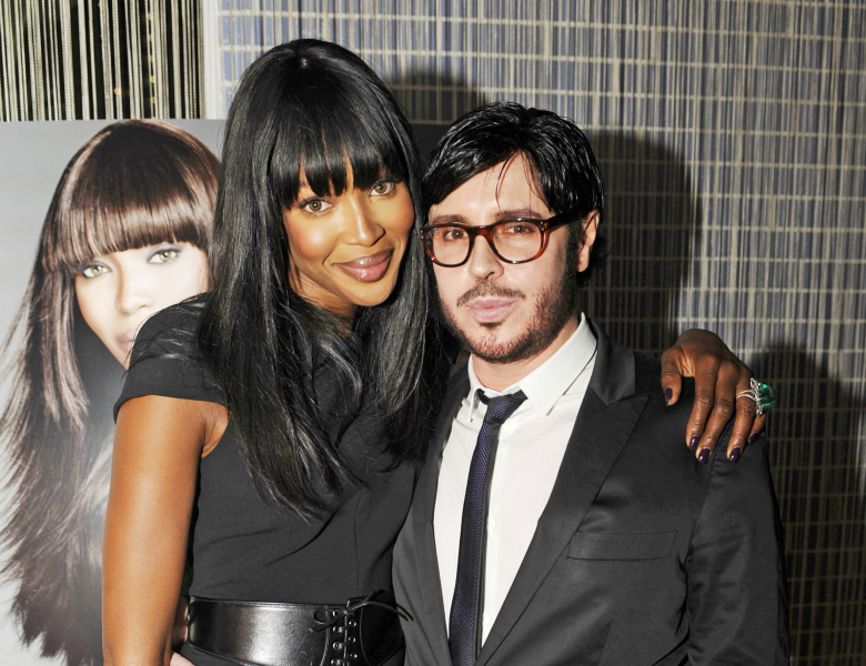 François Nars with celebrity friend Naomi Capbell. Image c/o Rex.