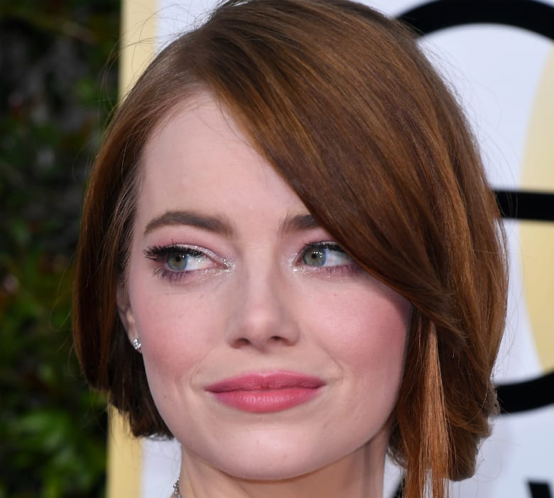 Emma Stone Golden Globes Hair