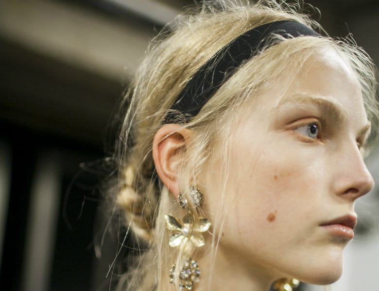 Erdem SS 17 Plaited Chignons