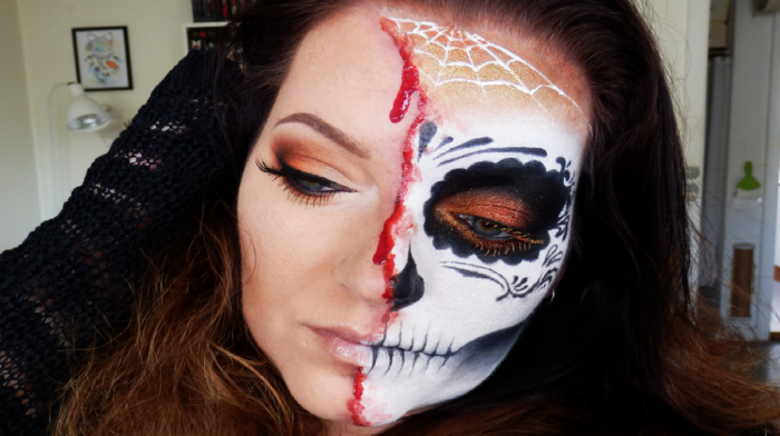 Maquillaje de Halloween Glam Terrorífico