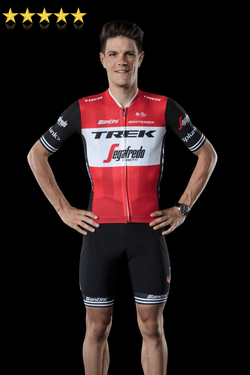 jasper stuyven in trek segafredo's new pro cycling team kit