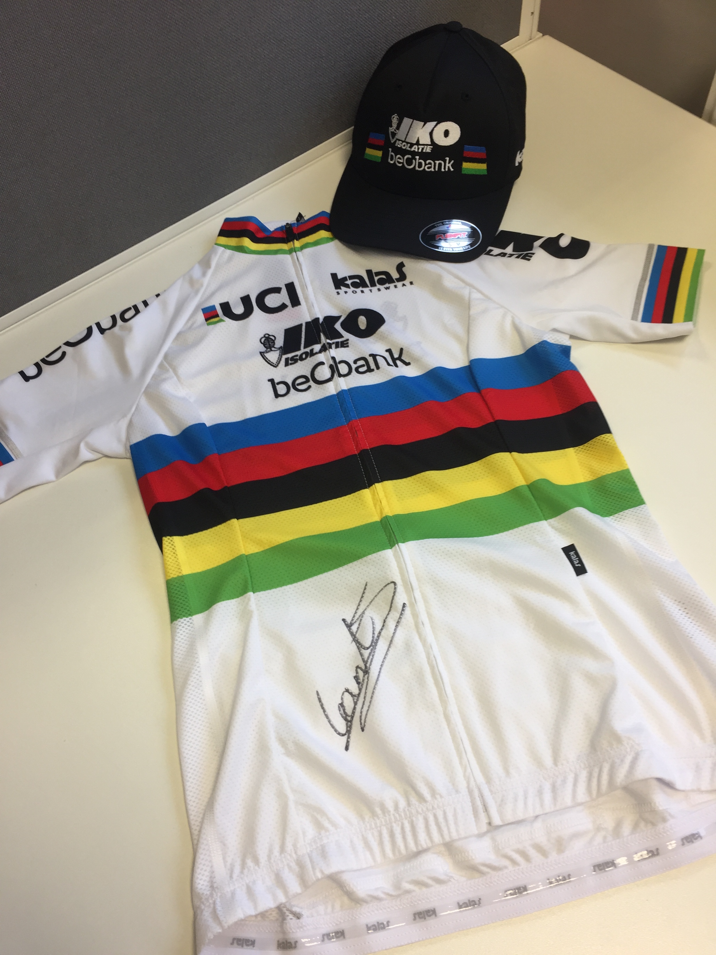 signed world championship jersey from kalas and sanne cant