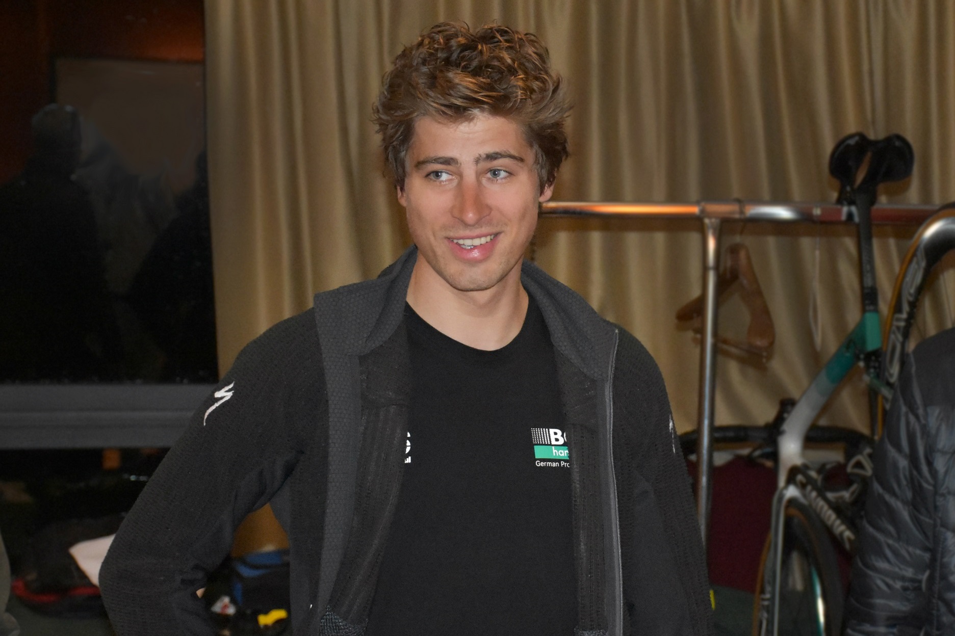 Peter sagan the evening before the strade bianche 2018