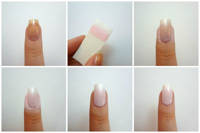 French Manicure Ombre Nail Tutorial