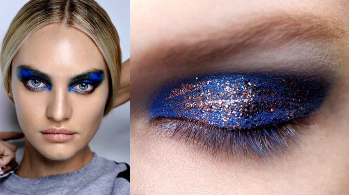 Blue Eye Makeup 90's Trends HQhair