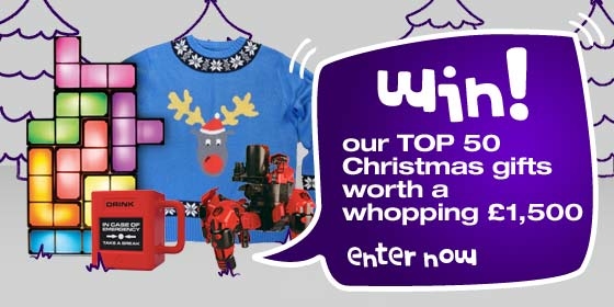 WIN the TOP 50 Christmas gifts 