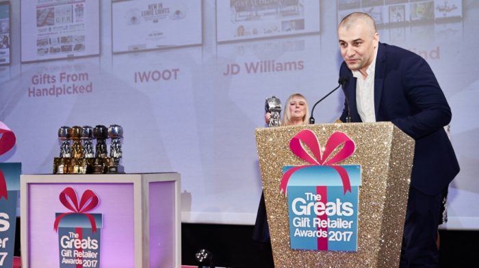 IWOOT wins The Greats’ Best Online Gift Retailer Award 2017!