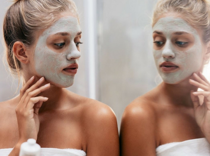 women in face mask 
