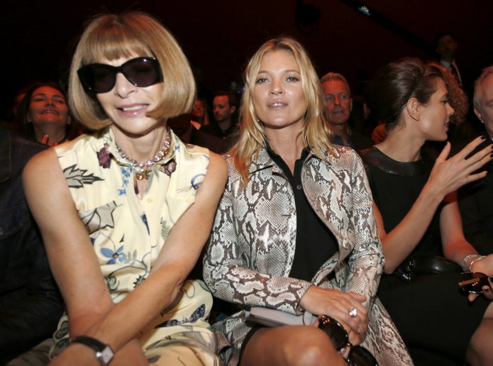 Anna Wintour and Kate Moss