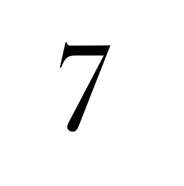 number seven 