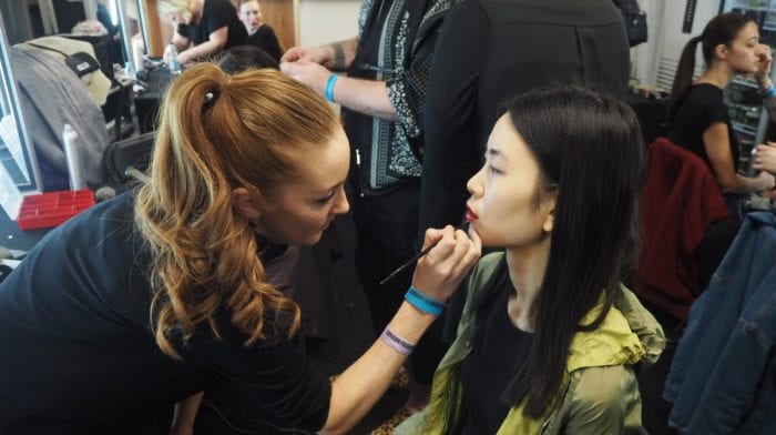 LFW Looks: Red Lips at the Marta Jakubowski Show