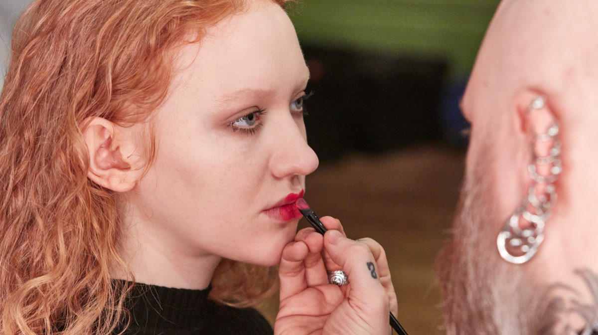 LFW Looks: Neon Lips at Ryan Lo