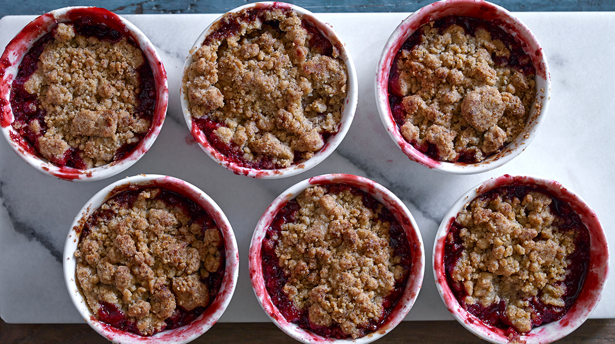 christmas pudding crumble boxing day recipes