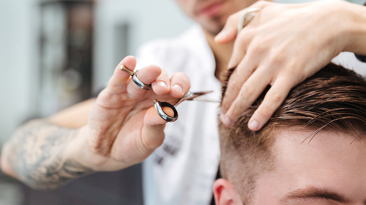 how to cut hair short back and sides with scissors
