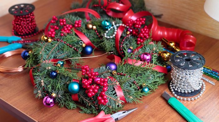 DIY: Adventskranz zum 1. Advent selber machen
