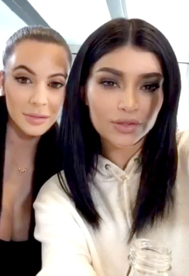 Kylie Jenner Kim Kardashian Face Swap Snapchat
