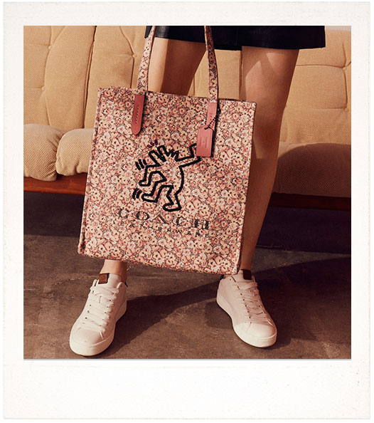 keith haring coach tote