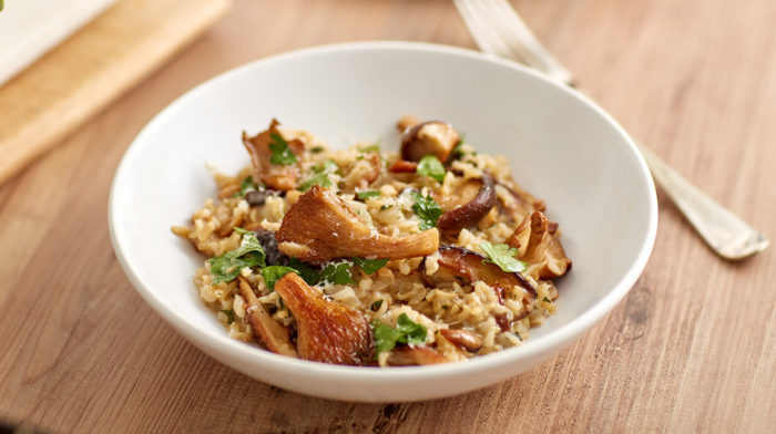 Low Calorie Mushroom Risotto