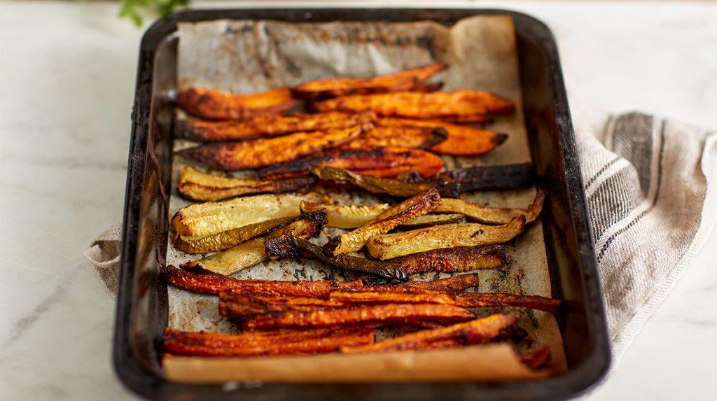 Baked Trio | Sweet Potato, Carrot and Courgette Sticks