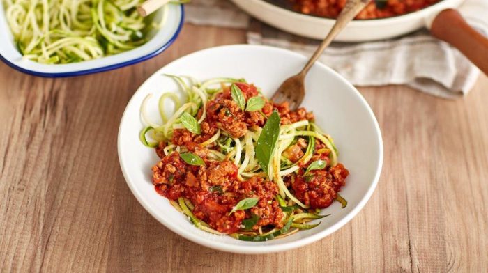 Spiralizer Special | Courgetti Bolognese