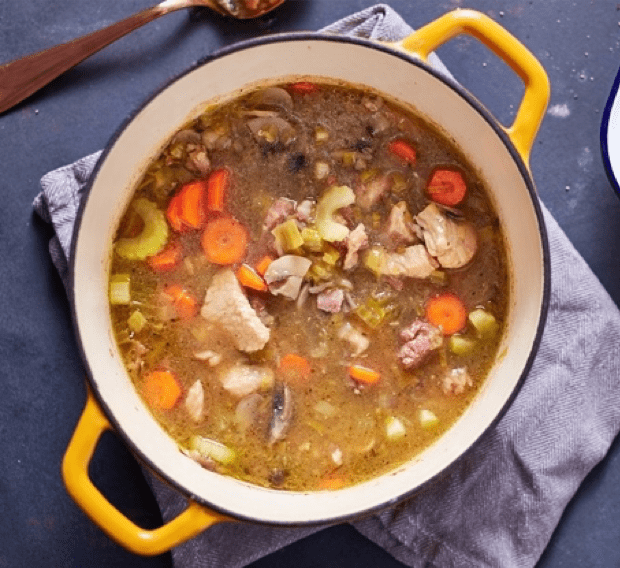 turkey and vegetable hot pot