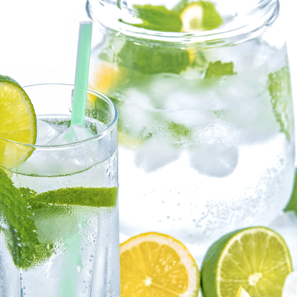 lime and mint water