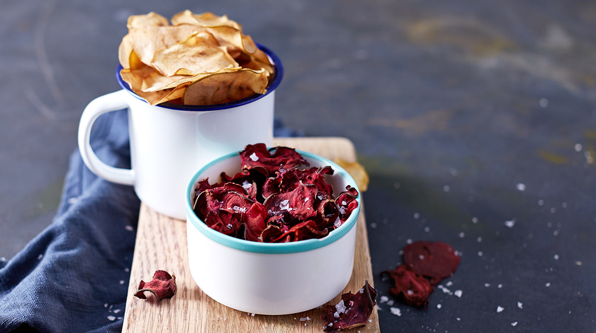 Autumn Root Vegetable Crisps