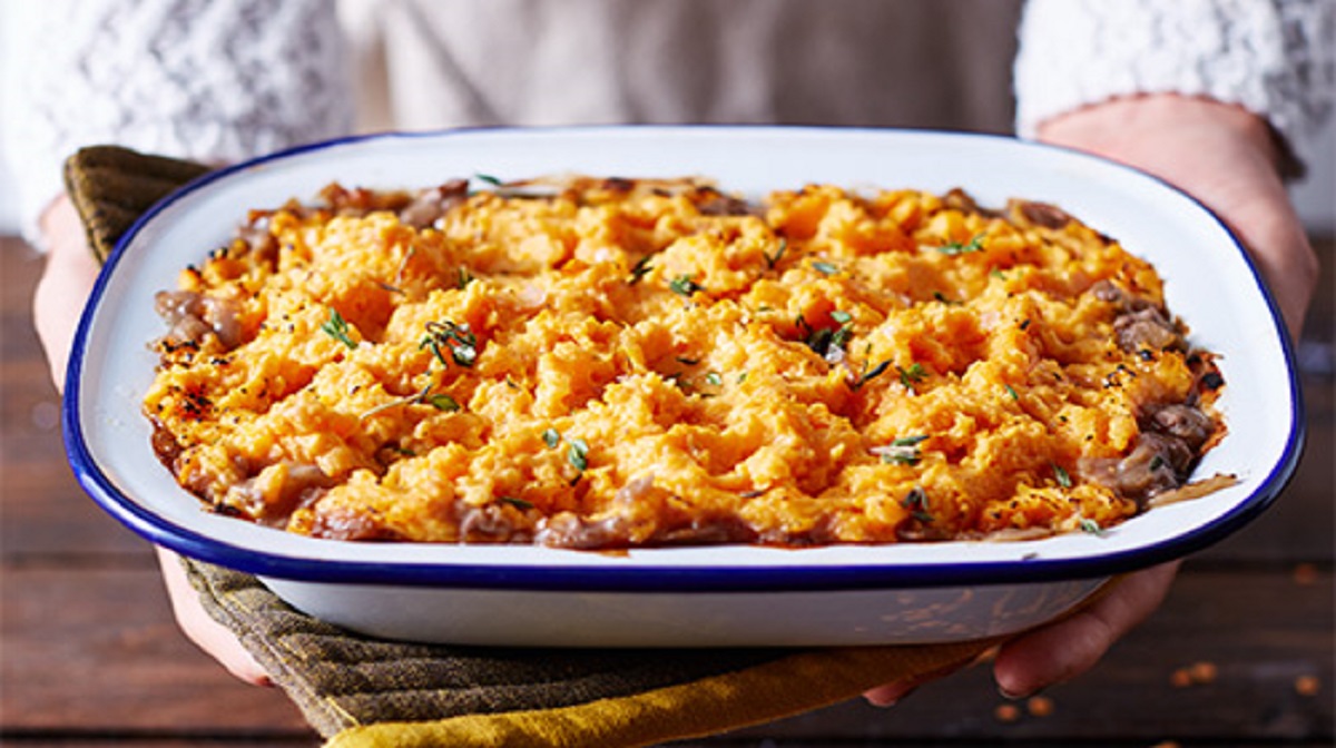 Healthy Sweet Potato Cottage Pie