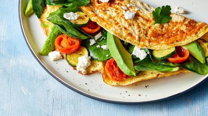 Healthy Protein-Packed Vegetable Omelette