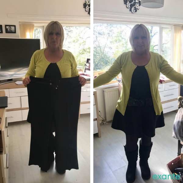 Ann's - slimmer of the month contestant - transformation images