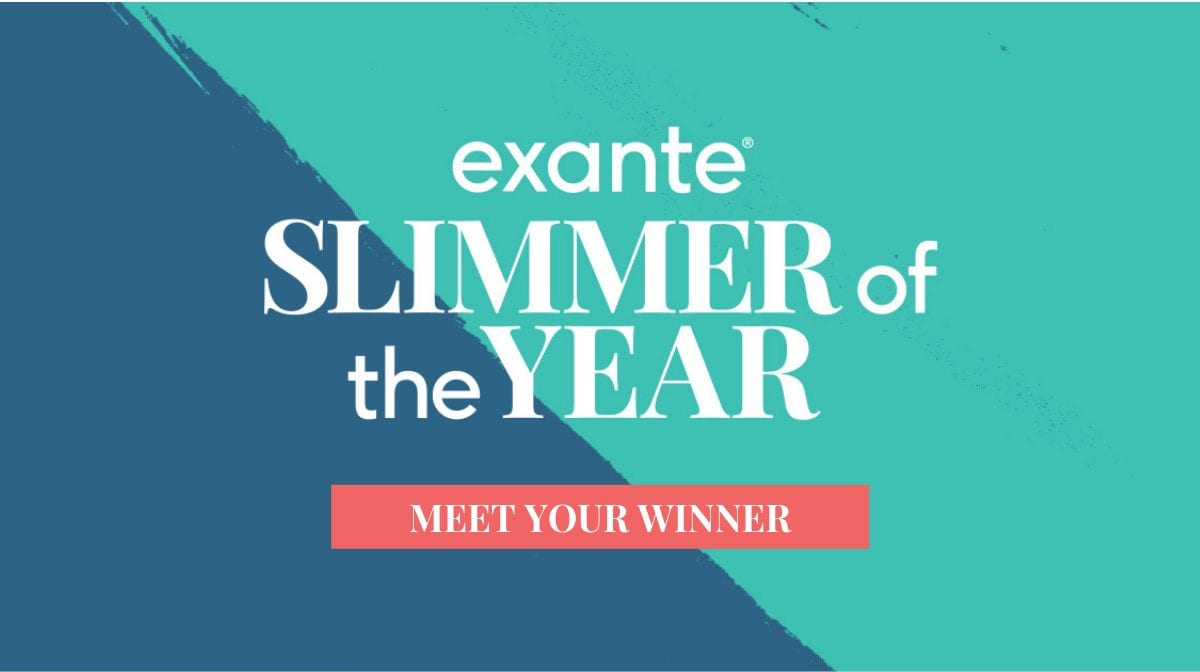 Slimmer of the year meet your Slimmer of the Year winner banner