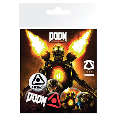 DOOM Badge Pack - March ZBOX