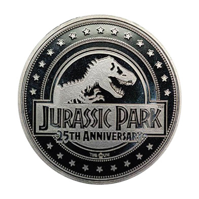 Jurassic Park 25th anniversary collector's coin